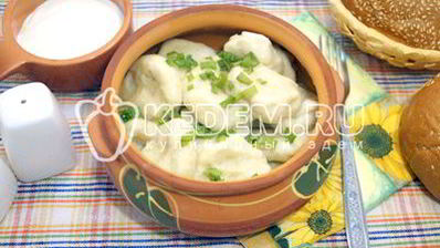 ленивые вареники с картошкой