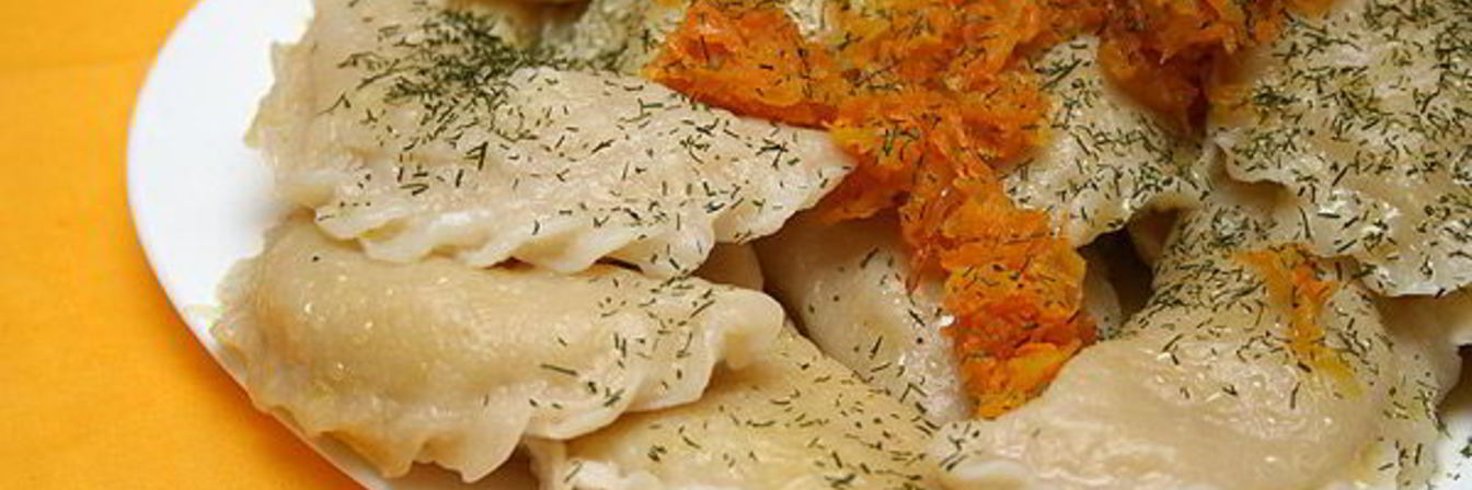 Постные вареники с картошкой