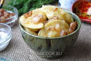 Пышные украинские вареники на пару