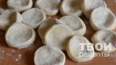 вареники с грибами