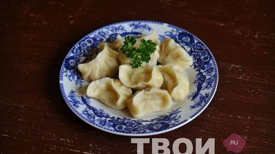 вареники с грибами