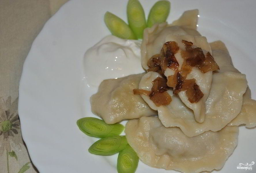 Вареники с капустой и картошкой