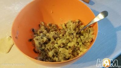 вареники с картошкой и грибами