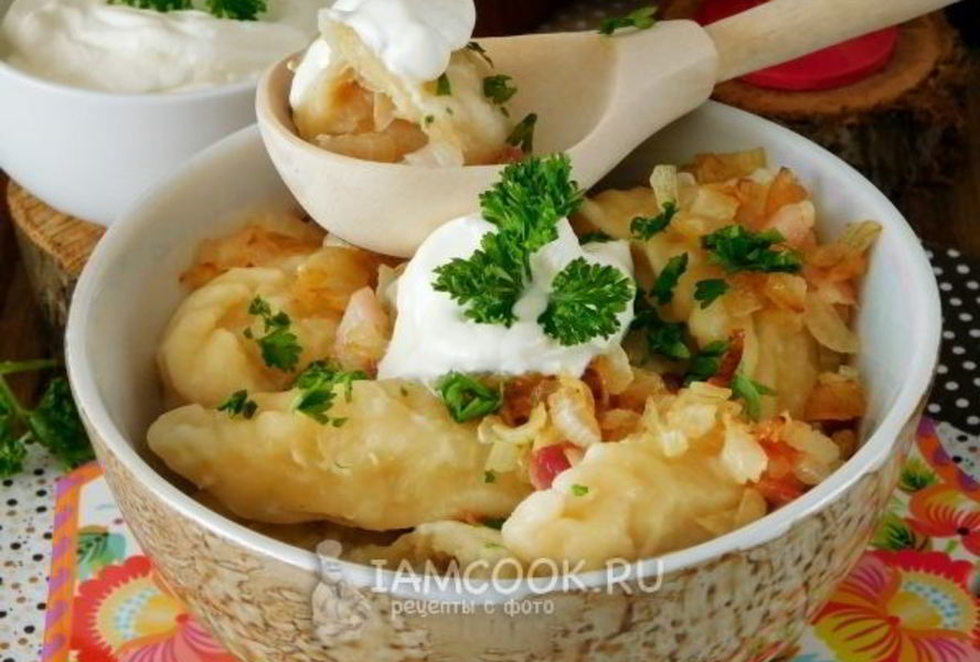 Вареники с картошкой и капустой