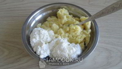 вареники с картошкой и творогом