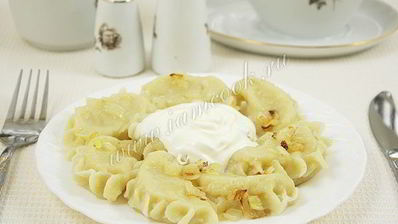 вареники с картошкой на молоке