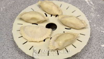 вареники с картошкой на пару в мультиварке