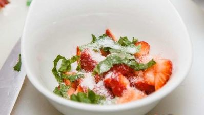 вареники с клубникой