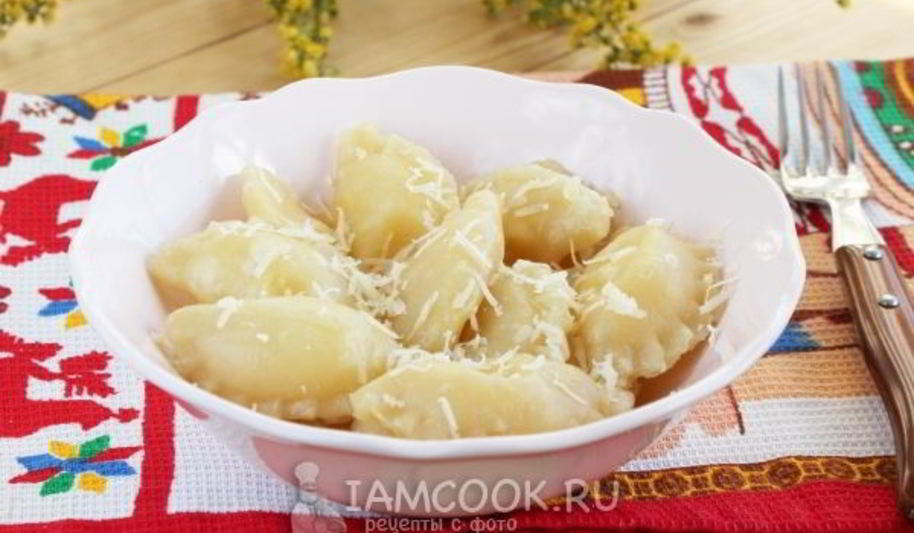 Рецепт вареников с сырной начинкой