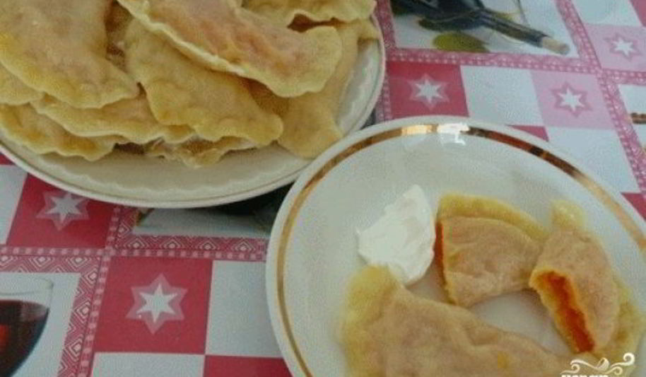 Рецепт вареников с тыквой