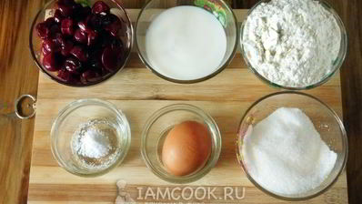 вареники с вишней на кефире