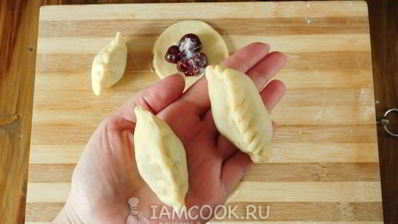 вареники с вишней на кефире