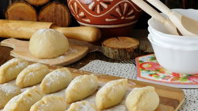 вареники с вишней на кефире