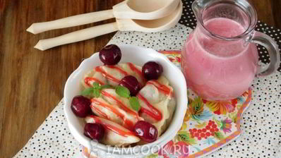 вареники с вишней на кефире
