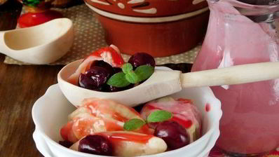 вареники с вишней на кефире