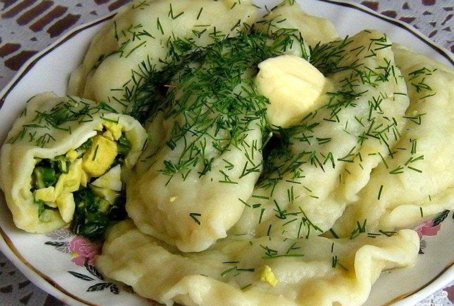 Вареники со шпинатом