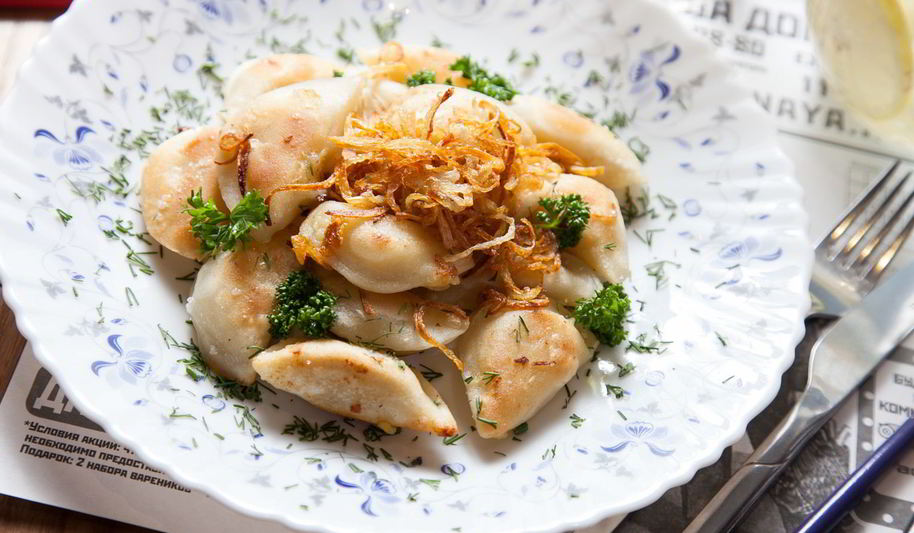 Рецепт жареных вареников с картошкой