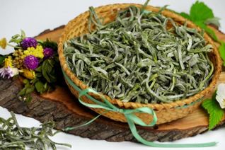 Зеленая домашняя лапша с крапивой