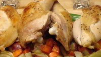 куриное жаркое с овощами