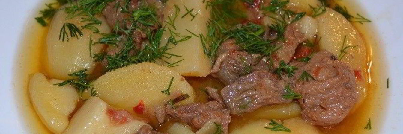 Жаркое из баранины с картофелем