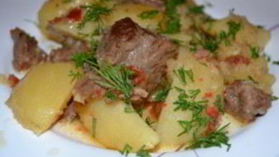 жаркое из баранины с картофелем