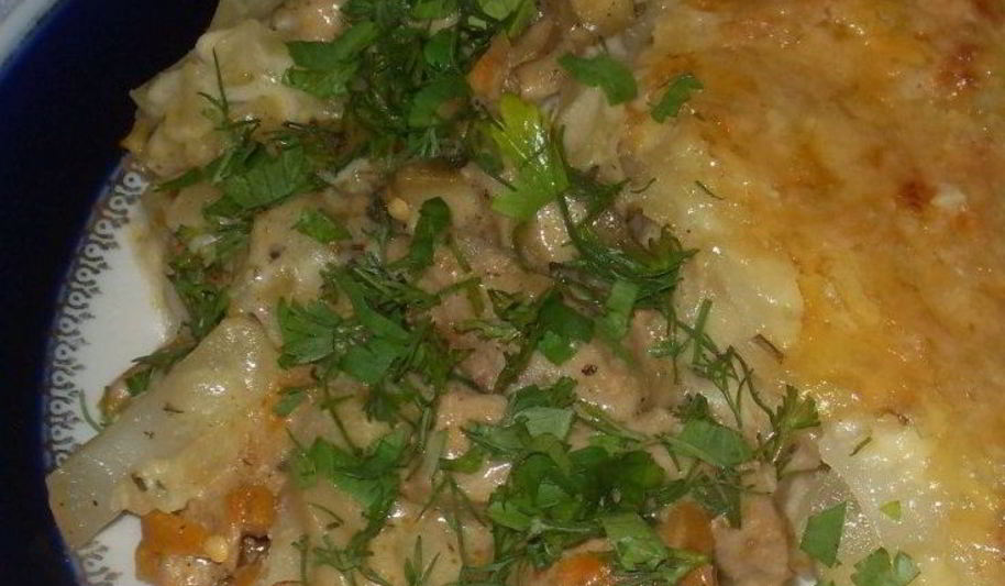 Рецепт жаркого из белых грибов