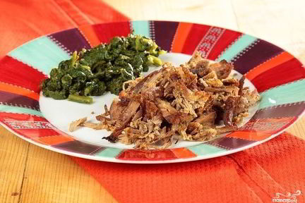 Жаркое из говядины с чесноком