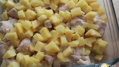 жаркое из индейки со стручковой фасолью