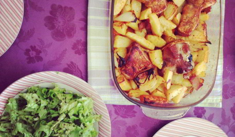 Рецепт жаркого из свинины с картошкой