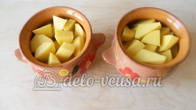 жаркое из свинины в горшочках