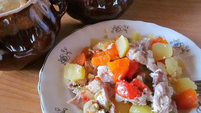 жаркое в горшочке