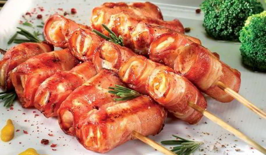 Рецепт жаркого в пивном маринаде и сырные шашлычки