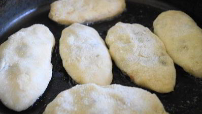 картофельные зразы с острой мясной начинкой