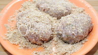 куриные зразы с грибами удачные