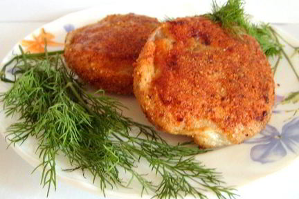 Рыбные зразы с креветками