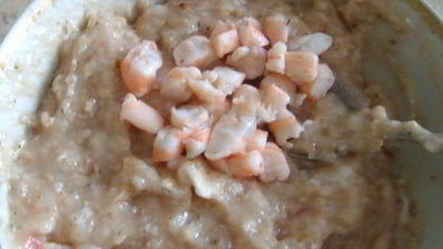 рыбные зразы с креветками