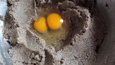 запеченные гречневые зразы с творожной начинкой