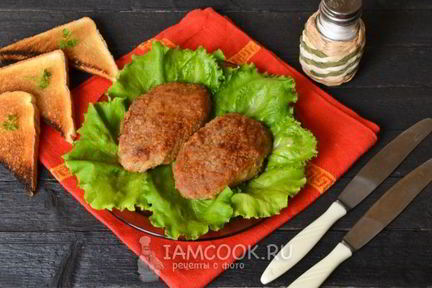 Зразы из индейки