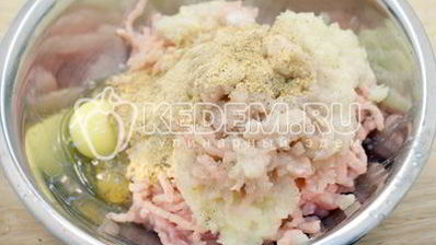 зразы из куриного фарша