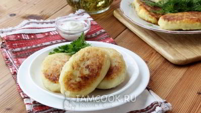 зразы картофельные с яйцом и луком