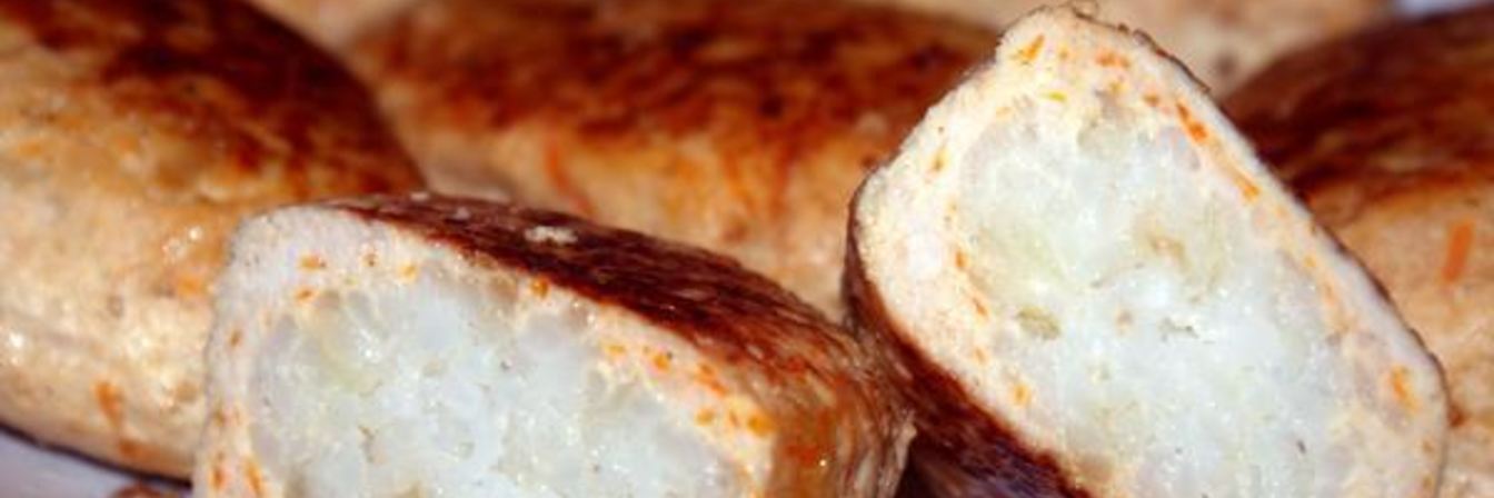 Зразы мясные с рисом