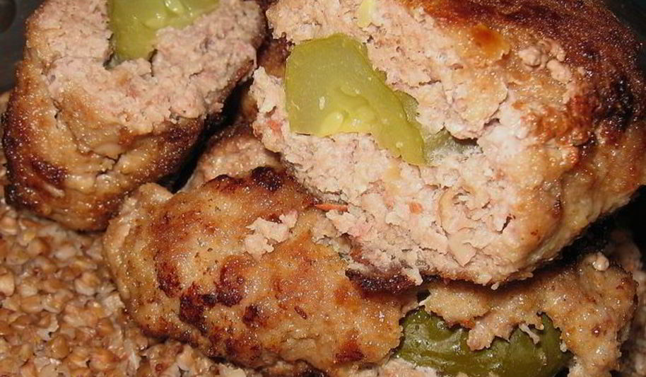 Рецепт зраз с соленым огурчиком