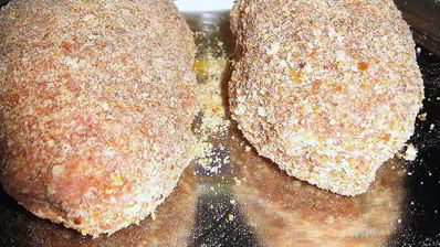 зразы с соленым огурчиком