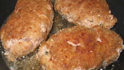 зразы с соленым огурчиком