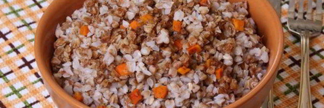 Душеновская гречка с мясным фаршем