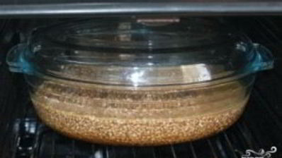 гречка по-купечески со свининой в духовке