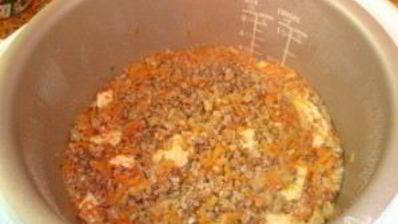 гречка по-купечески в мультиварке