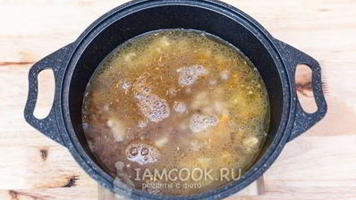 гречка с фаршем и грибами