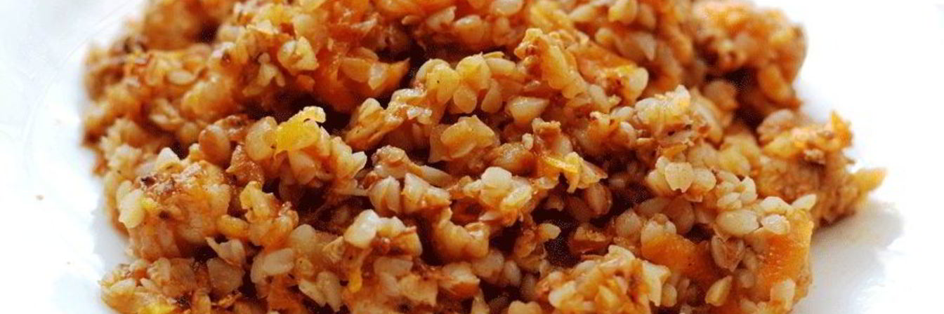 Гречка с фаршем в мультиварке