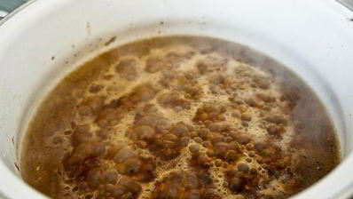 гречка с финиками и апельсинами